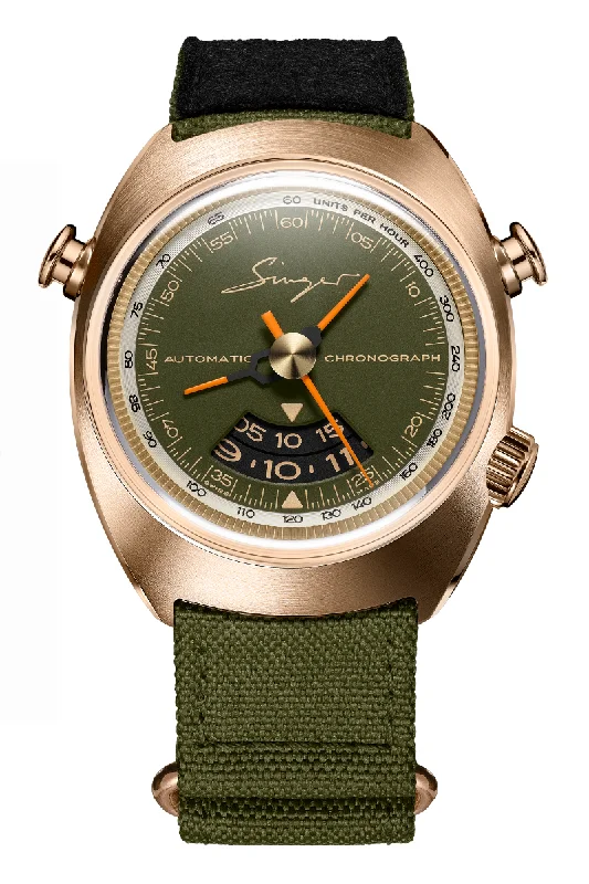 Singer Reimagined 1969 Bronze Chronograph SR203