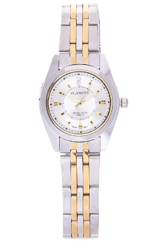 Valentino 20121691-TWO TONE - GOLD DIAL Stainless Steel Watch for Women