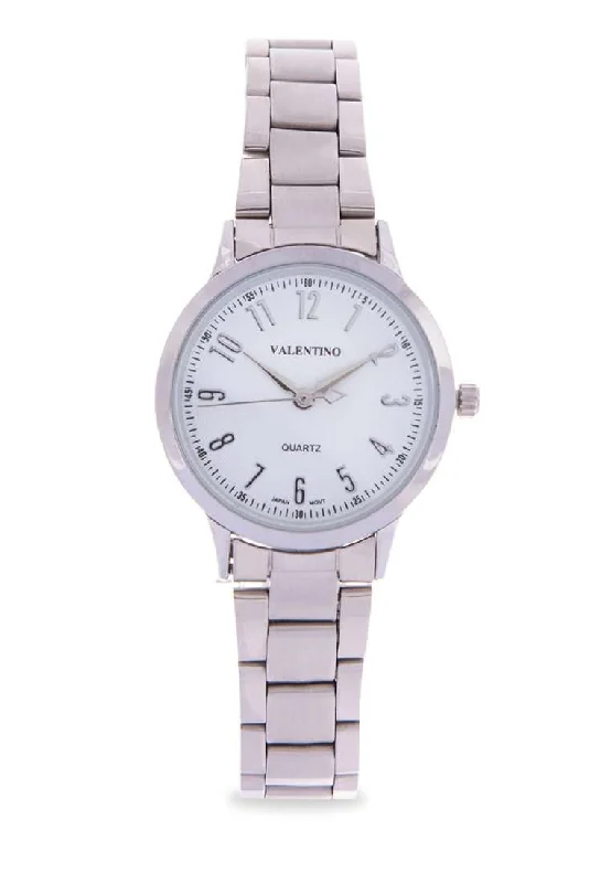 Valentino 20122198-WHITE DIAL Silver Watch for Women