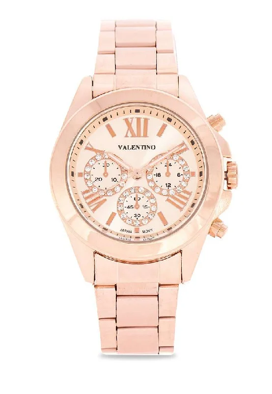 Valentino 20122222-ROSE DIAL Gold Watch for Women